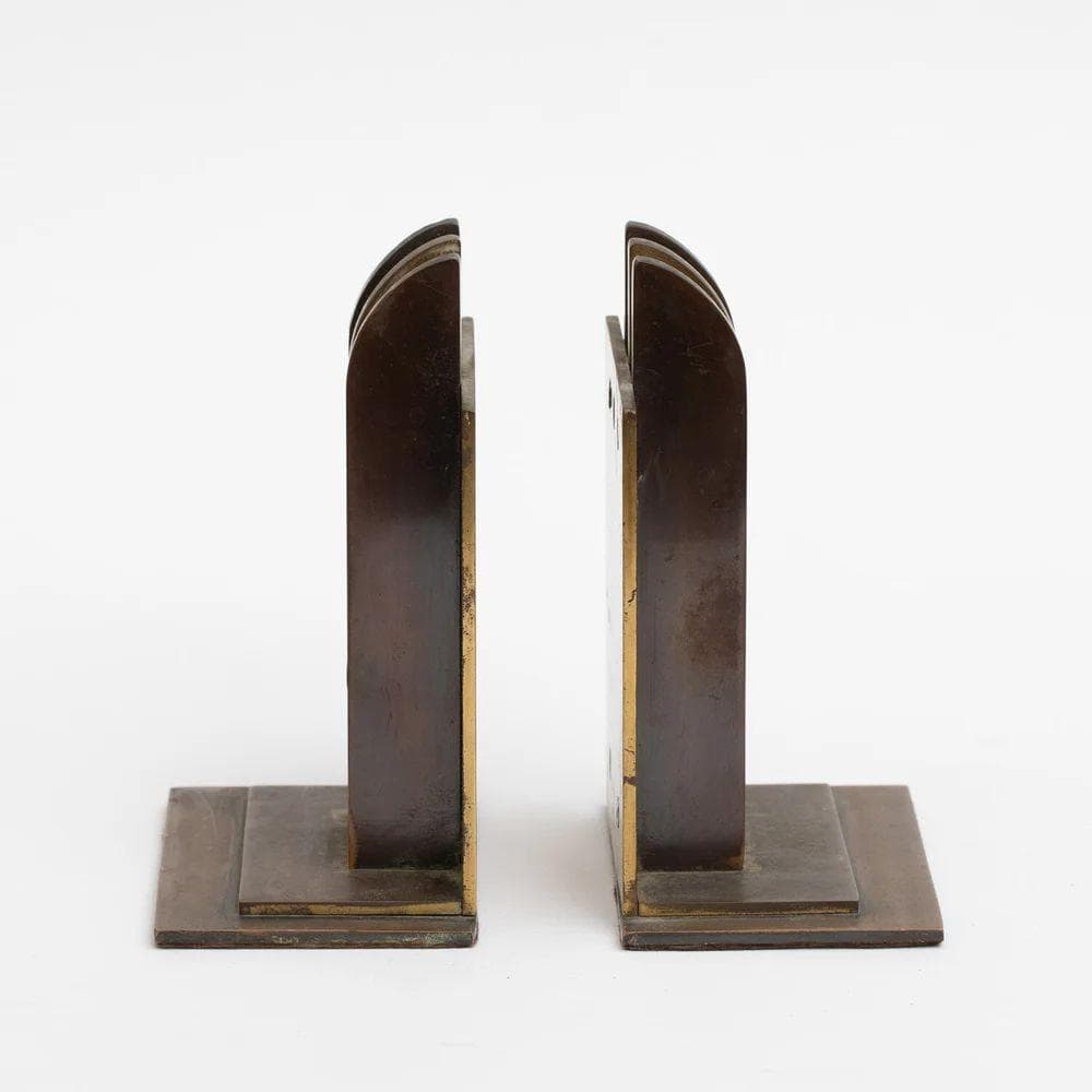 Architectural Solid Brass Portal Bookends